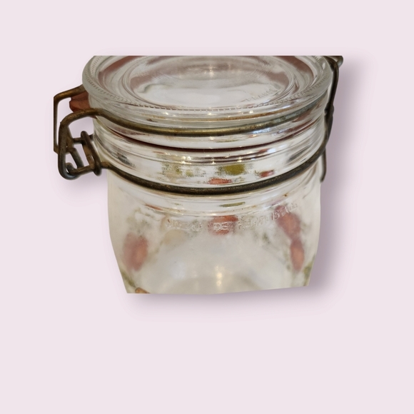 Mid Century Kitchen Canister set (mushrooms + tomatoes) - Picture 4 of 9